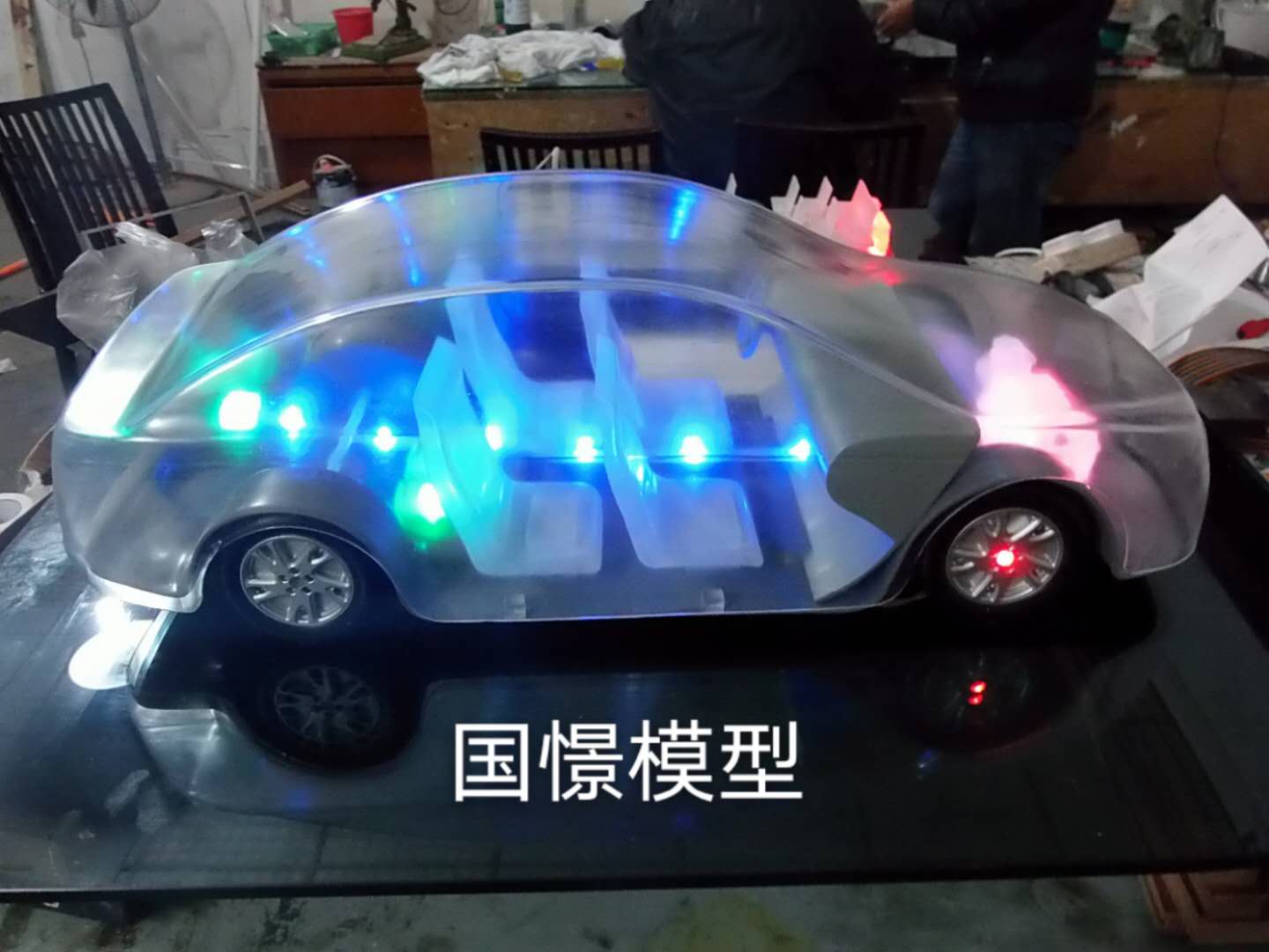 鸡泽县透明车模型